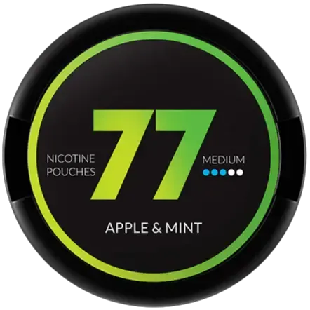 77 Apple & Mint-Nikotinbeutel-Gigasnus.de