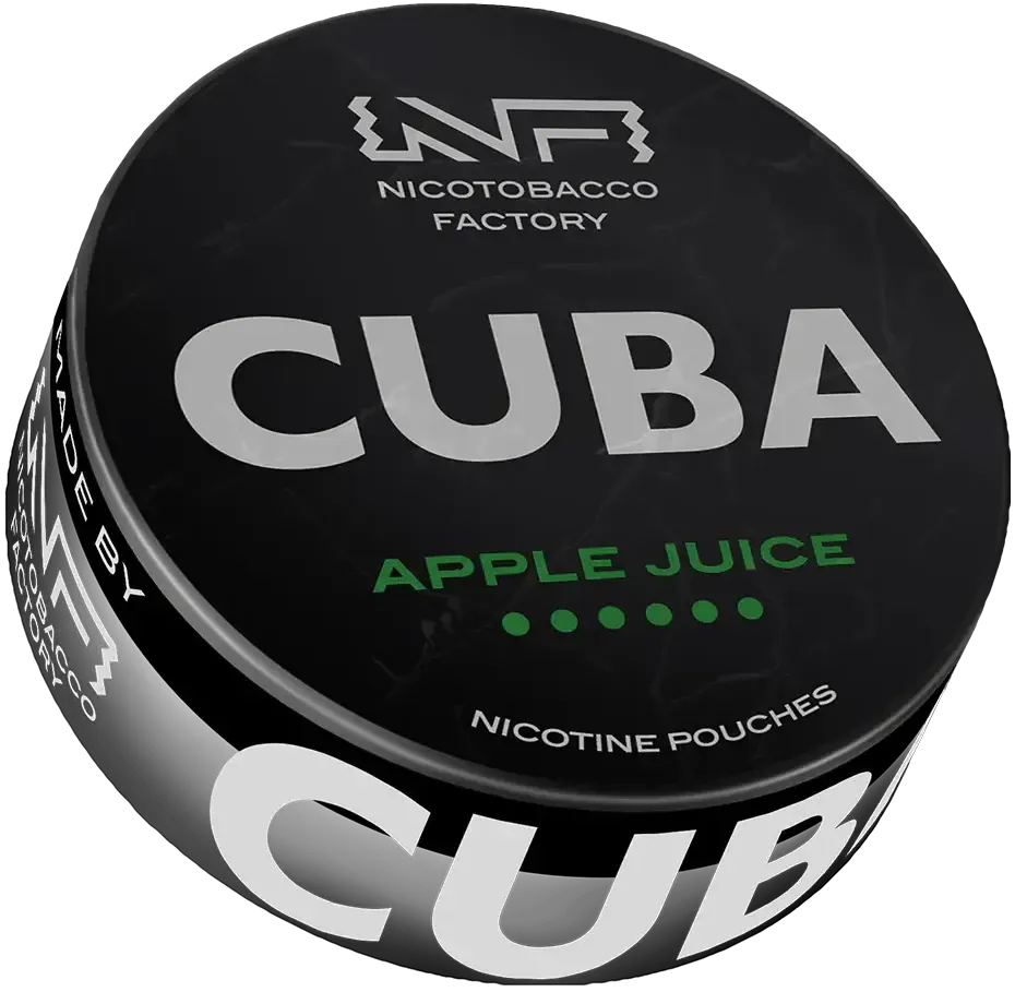 CUBA Black Apple Juice-Nikotinbeutel-Gigasnus.de