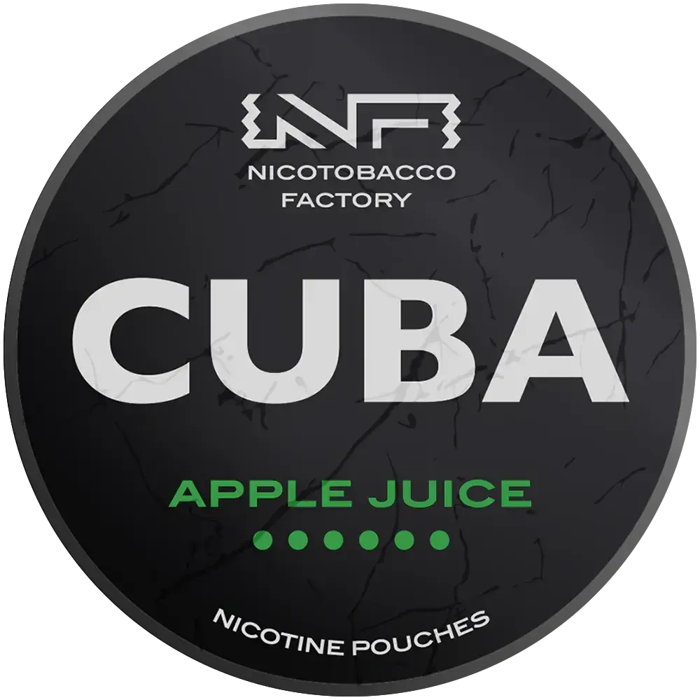 CUBA Black Apple Juice-Nikotinbeutel-Gigasnus.de