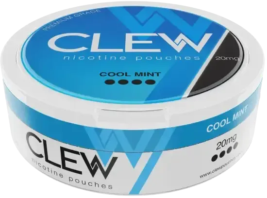 Clew Cool Mint 20mg-Nikotinbeutel-Gigasnus.de