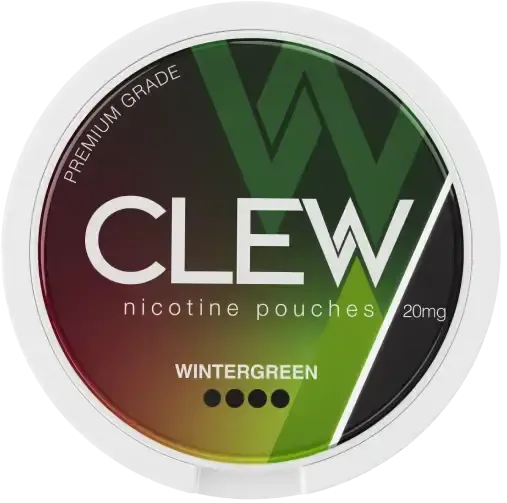 Clew Wintergreen 20mg-Nikotinbeutel-Gigasnus.de
