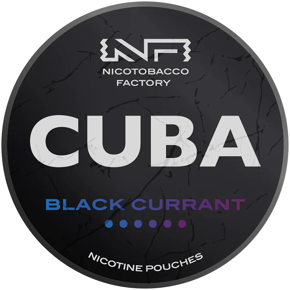 Cuba Black Black Currant-Nikotinbeutel-Gigasnus.de