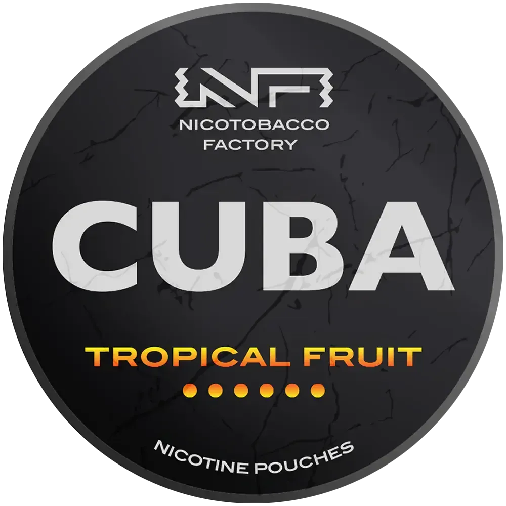 Cuba Black Tropical Fruit-Nikotinbeutel-Gigasnus.de