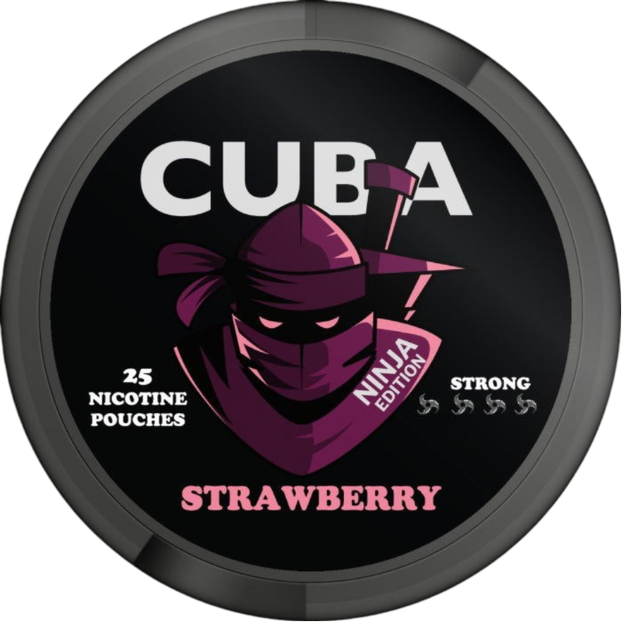 Cuba Ninja Strawberry-Nikotinbeutel-Gigasnus.de