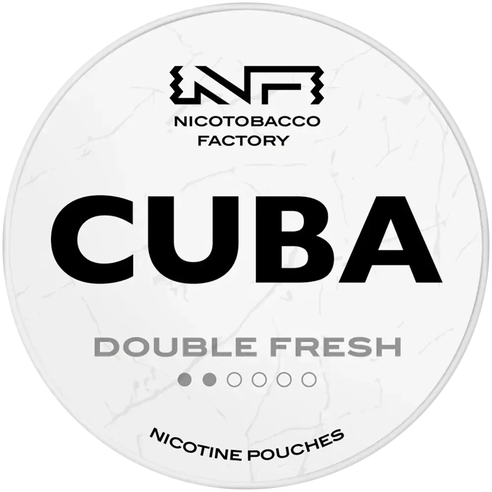 CUBA White Low Double Fresh-Nikotinbeutel-Gigasnus.de