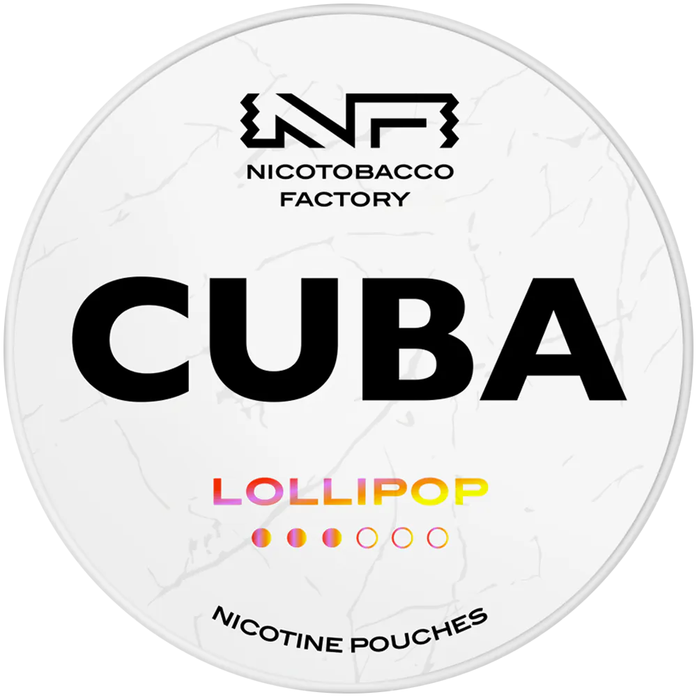 Cuba White Lollipop-Nikotinbeutel-Gigasnus.de