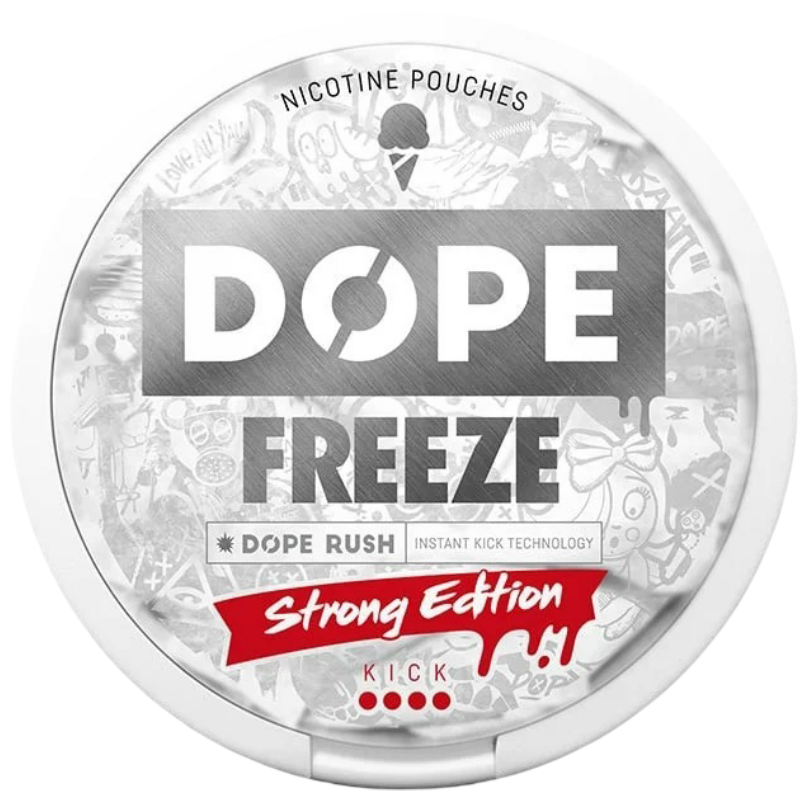 DOPE Freeze Strong-Nikotinbeutel-Gigasnus.de