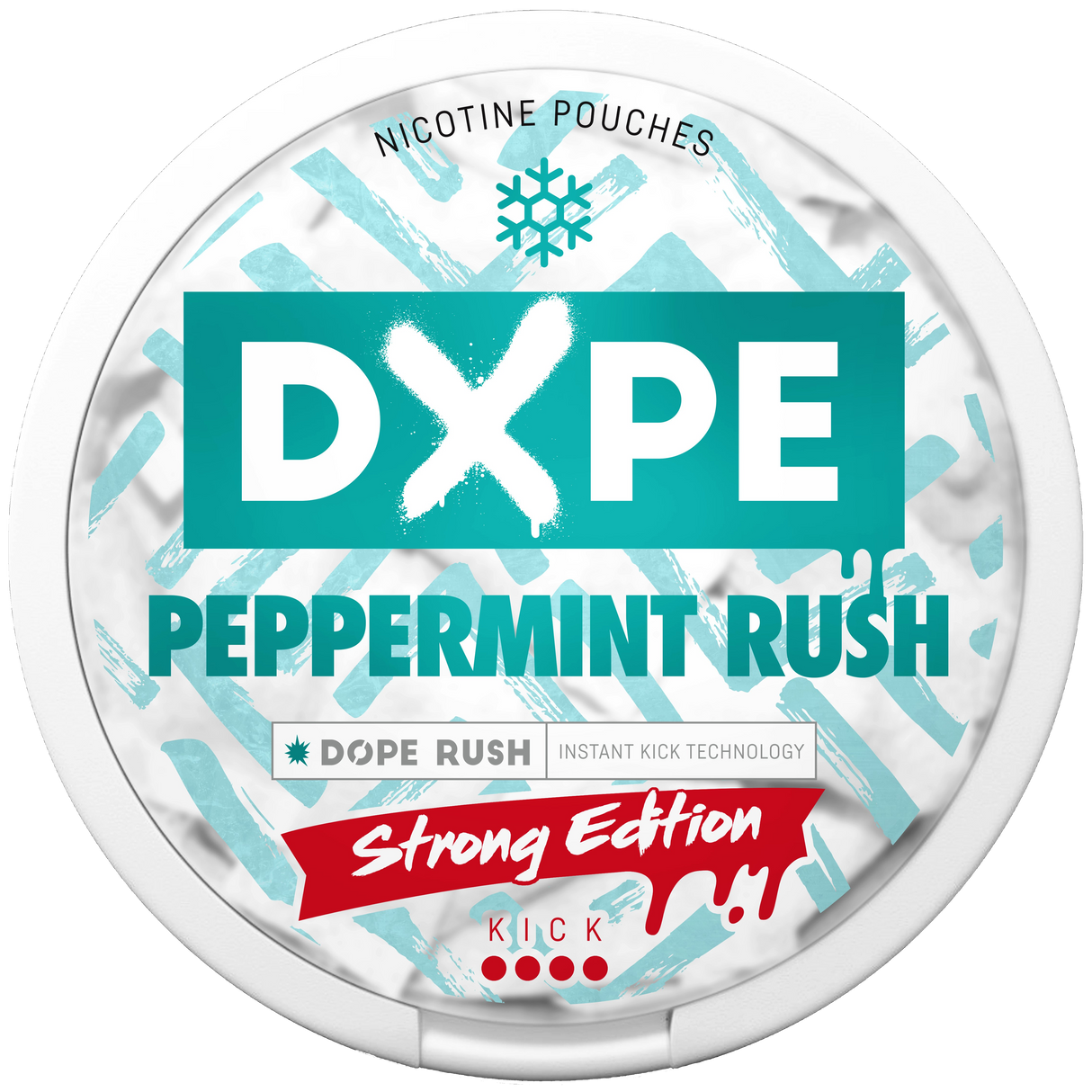 DOPE Peppermint Rush Strong-Nikotinbeutel-Gigasnus.de