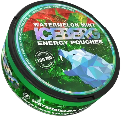 Iceberg Energy Watermelon Mint 150mg-Koffein Pouches-Gigasnus.de