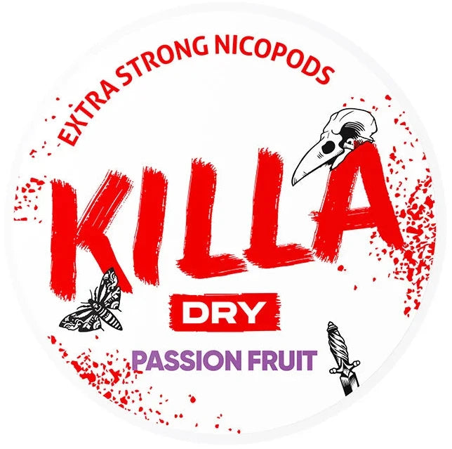 Killa Dry Passion Fruit-Nikotinbeutel-Gigasnus.de