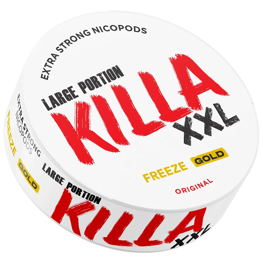 Killa XXL Large Portion Freeze Gold-Nikotinbeutel-Gigasnus.de