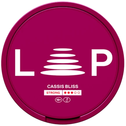 LOOP Cassis Bliss Strong-Nikotinbeutel-Gigasnus.de