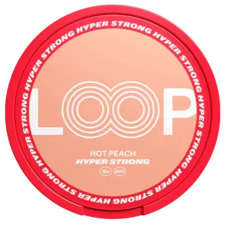 LOOP Hot Peach Hyper Strong-Nikotinbeutel-Gigasnus.de