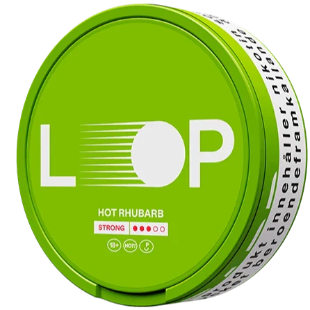 LOOP Hot Rhubarb Strong-Nikotinbeutel-Gigasnus.de