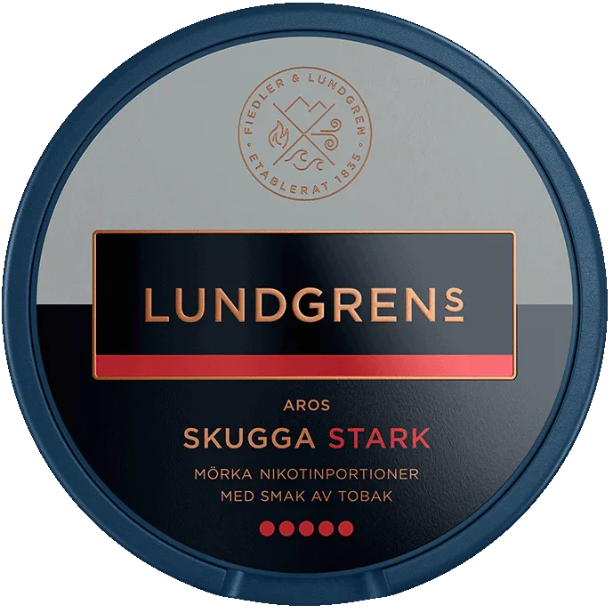 Lundgrens Aros Skugga Stark All White-Nikotinbeutel-Gigasnus.de