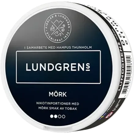 Lundgrens Mörk All White-Nikotinbeutel-Gigasnus.de