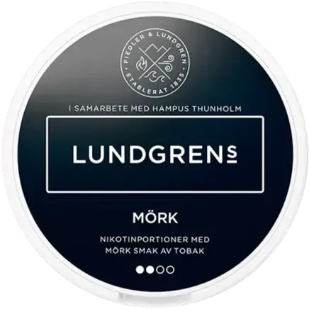 Lundgrens Mörk All White-Nikotinbeutel-Gigasnus.de