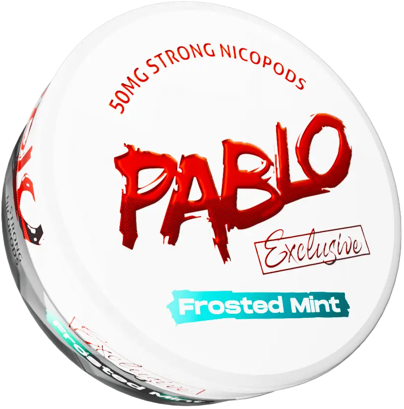 Pablo Exclusive Frosted Mint-Nikotinbeutel-Gigasnus.de