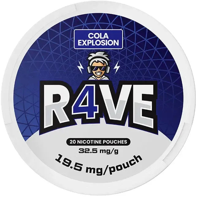R4VE Cola Explosion-Nikotinbeutel-Gigasnus.de