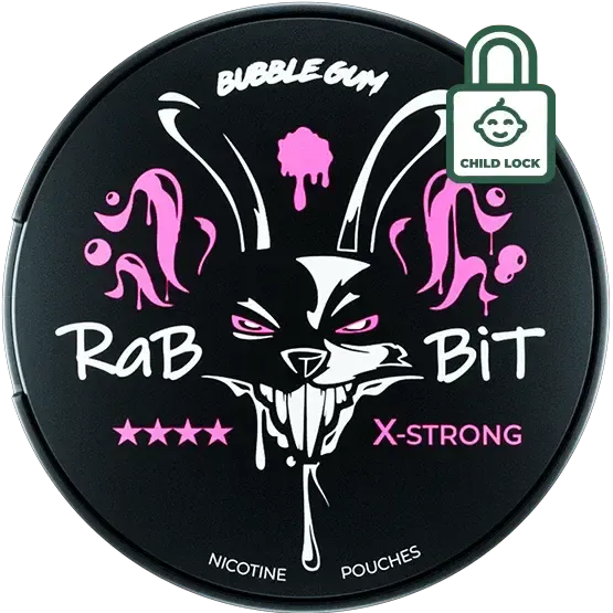 Rabbit Bubble Gum-Nikotinbeutel-Gigasnus.de
