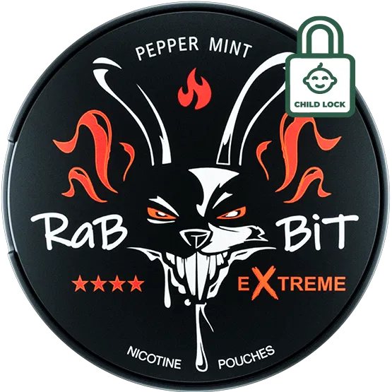 Rabbit Pepper Mint-Nikotinbeutel-Gigasnus.de