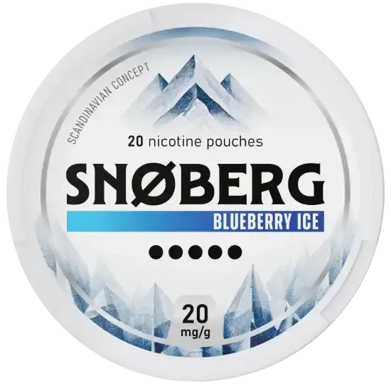 SNOBERG Blueberry Ice 20mg-Nikotinbeutel-Gigasnus.de