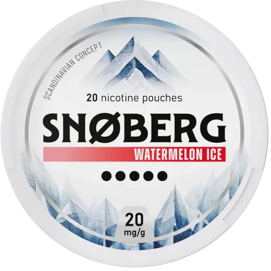 SNOBERG Watermelon Ice 20mg-Nikotinbeutel-Gigasnus.de