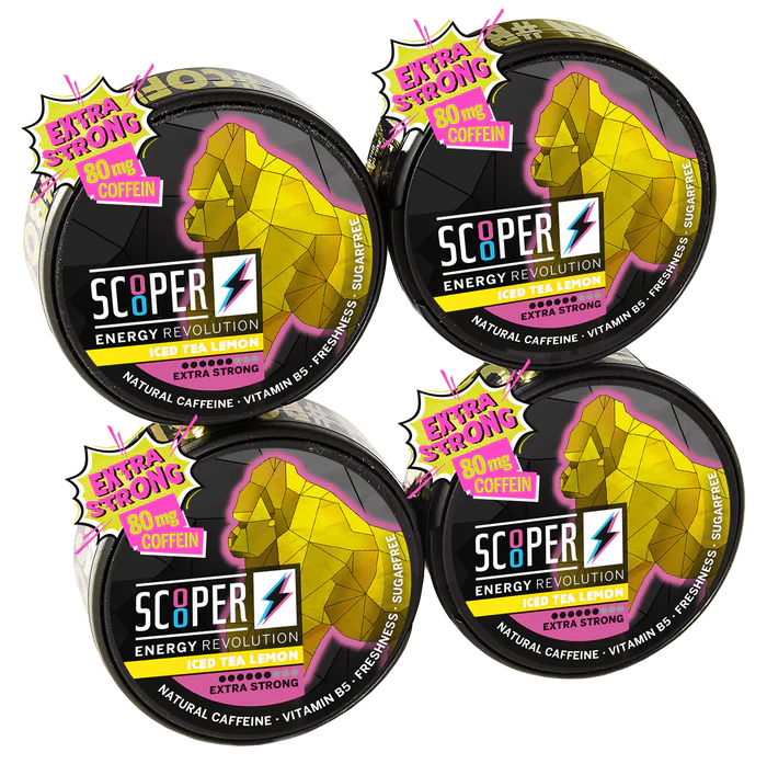 Scooper Energy Iced Tea Lemon-Nikotinfreier Snus-Gigasnus.de