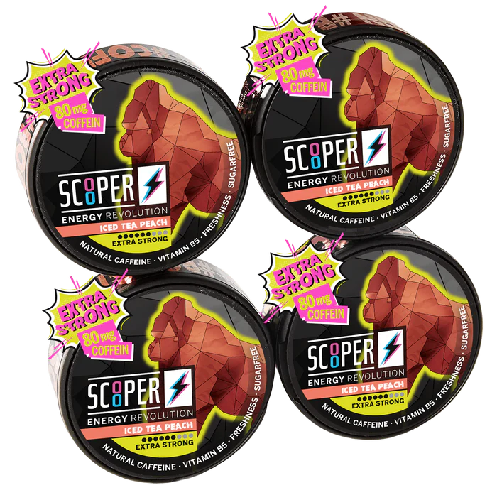 Scooper Energy Iced Tea Peach-Nikotinfreier Snus-Gigasnus.de