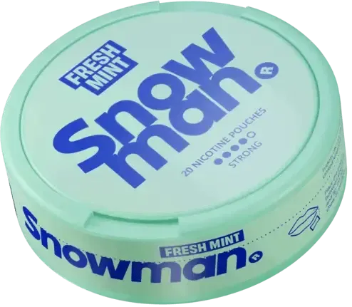 Snowman Fresh Mint 12mg-Nicotine Pouches-Gigasnus.com