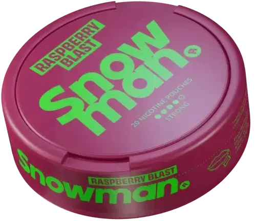 Snowman Raspberry Blast 12mg-Nicotine Pouches-Gigasnus.com