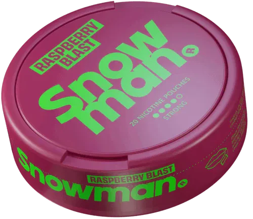 Snowman Raspberry Blast 12mg-Nicotine Pouches-Gigasnus.com