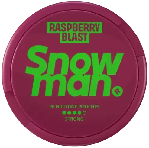 Snowman Raspberry Blast 12mg-Nicotine Pouches-Gigasnus.com