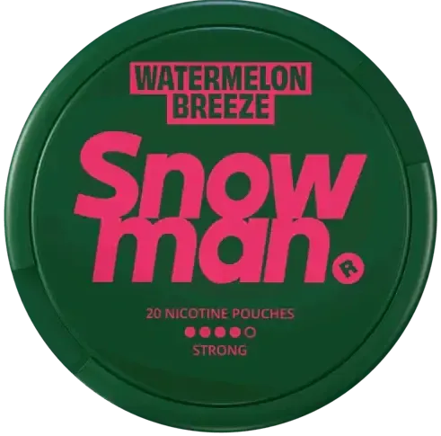Snowman Watermelon Breeze 12mg-Nicotine Pouches-Gigasnus.com