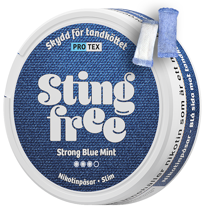 Stingfree Strong Blue Mint-Nikotinbeutel-Gigasnus.de