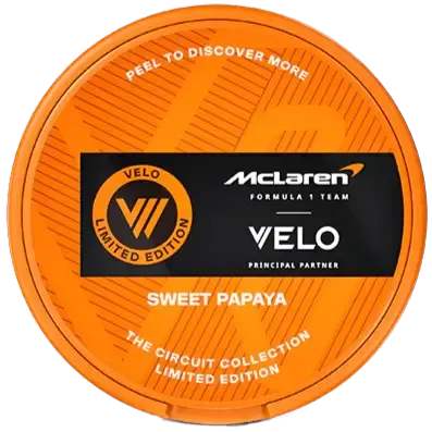 Velo McLaren Sweet Papaya-Nikotinbeutel-Gigasnus.de
