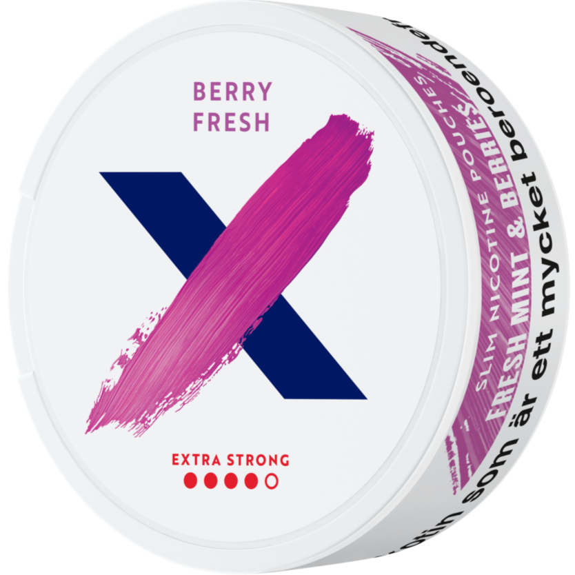 X Berry Fresh Extra Strong-Nikotinbeutel-Gigasnus.de