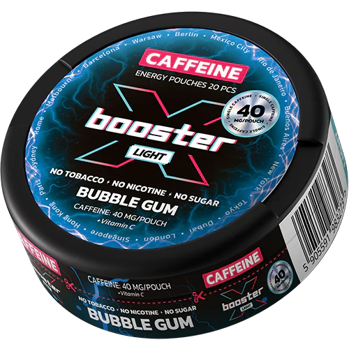 X-Booster Bubble Gum 40 mg-Nikotinfreier Snus-Gigasnus.de