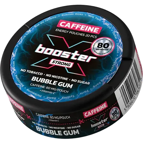 X-Booster Bubble Gum 80 mg-Nikotinfreier Snus-Gigasnus.de