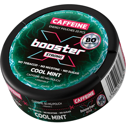 X-Booster Cool Mint 80 mg-Koffein Pouches-Gigasnus.de