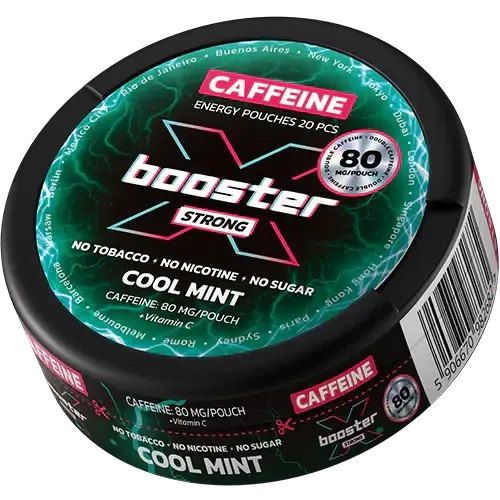 X-Booster Cool Mint 80 mg-Koffein Pouches-Gigasnus.de
