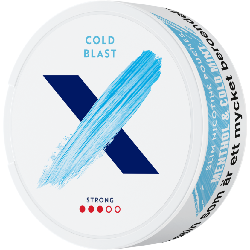X Cold Blast Strong-Nikotinbeutel-Gigasnus.de