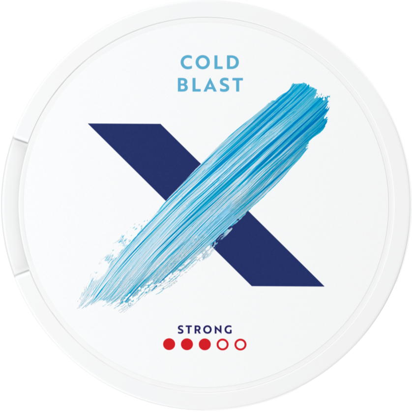 X Cold Blast Strong-Nikotinbeutel-Gigasnus.de