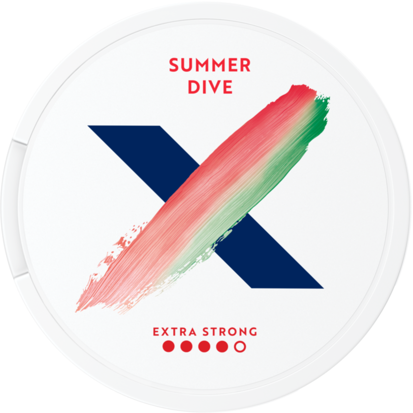 X Summer Dive Extra Strong-Nikotinbeutel-Gigasnus.de