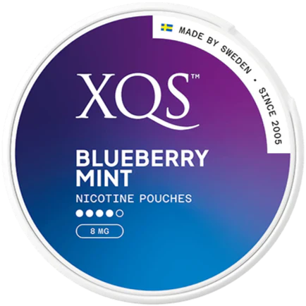 XQS Blueberry Mint Strong-Nikotinbeutel-Gigasnus.de
