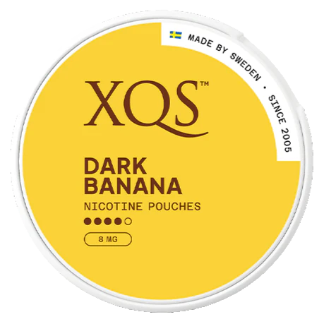 XQS Dark Banana Strong-Nikotinbeutel-Gigasnus.de