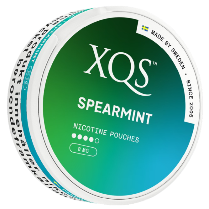 XQS Spearmint Strong-Nikotinbeutel-Gigasnus.de