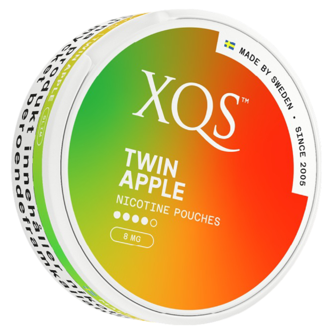 XQS Twin Apple Strong-Nikotinbeutel-Gigasnus.de