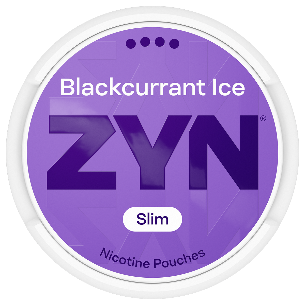 ZYN Blackcurrant Ice Slim S4-Nikotinbeutel-Gigasnus.de