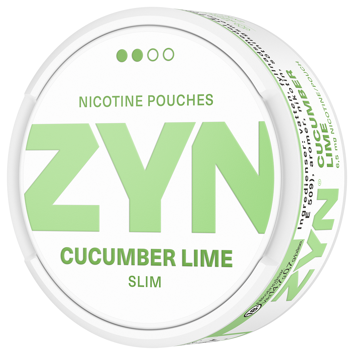 ZYN Cucumber Lime Slim S2-Nikotinbeutel-Gigasnus.de